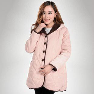 Autumn and winter maternity cotton-padded jacket maternity wadded jacket bear cotton-padded jacket outerwear winter wadded
