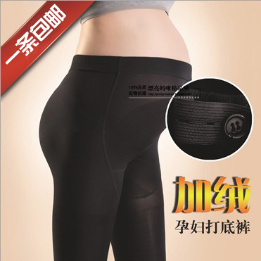 Autumn and winter maternity legging maternity pantyhose thickening maternity socks adjustable step 9