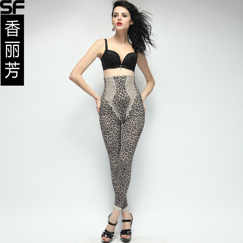 Autumn and winter plus velvet high waist abdomen drawing butt-lifting body shaping pants corset pants slimming beauty care warm