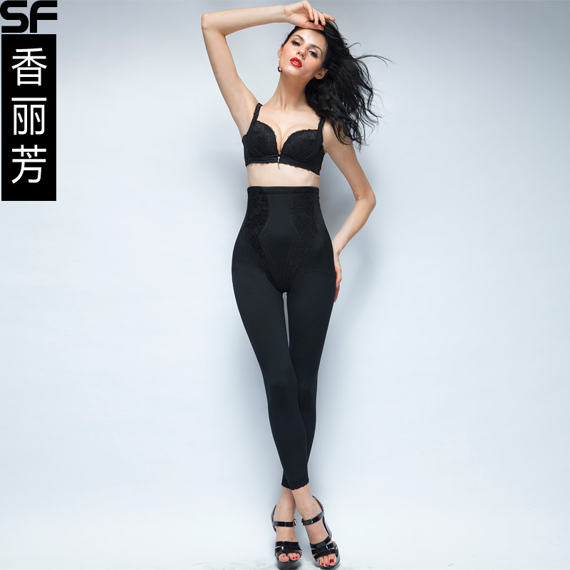 Autumn and winter plus velvet high waist abdomen drawing butt-lifting body shaping pants corset pants slimming beauty care warm