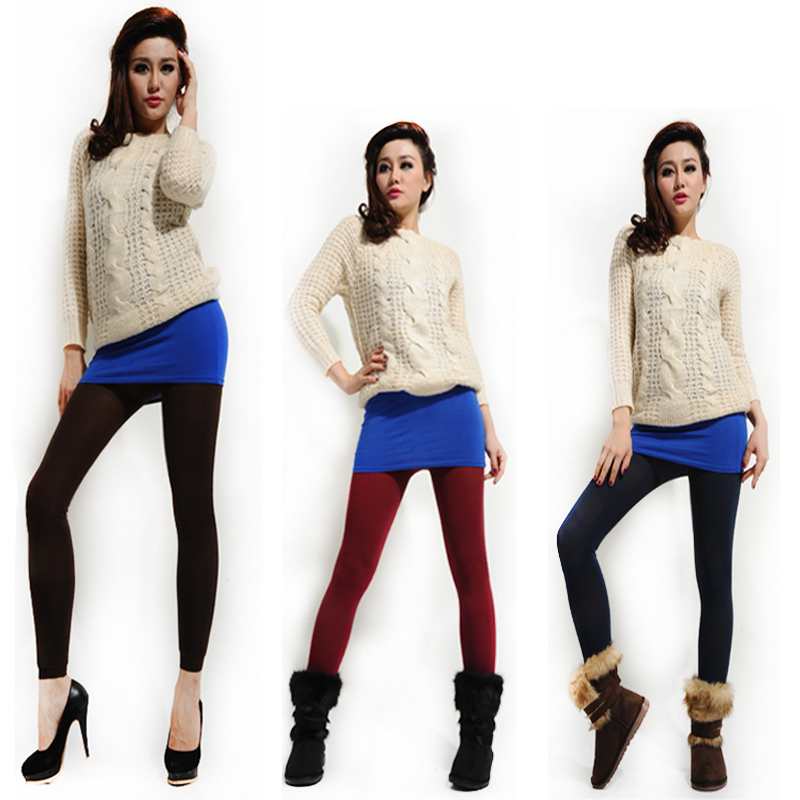 Autumn and winter super soft warm pants ball thickening plus velvet legging ankle length trousers