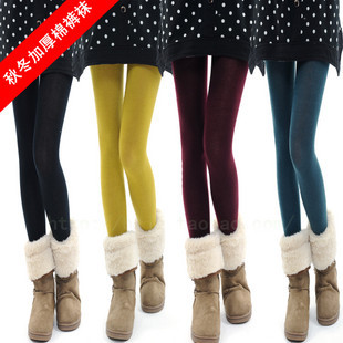 Autumn and winter thick ! legs stockings socks cotton candy multicolour pantyhose