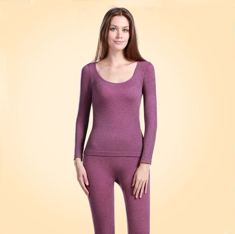 Autumn and winter thin body shaping beauty care women's thermal underwear set