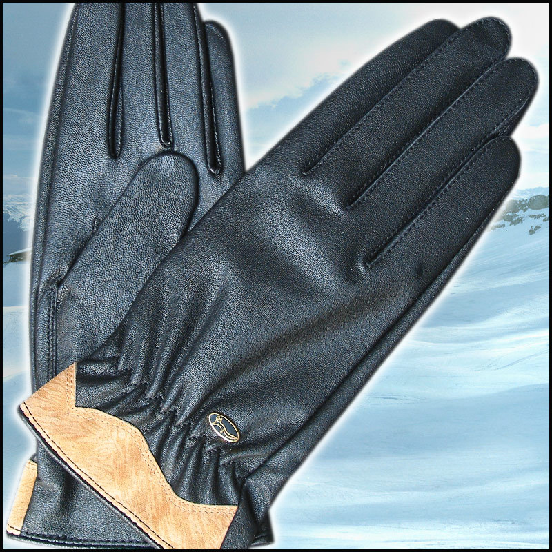 Autumn and winter thin leather gloves female repair genuine leather gloves to hand female suede gloves - 528