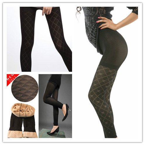 Autumn and winter warmth necessary thicken a variety of false through the meat, charcoal pants pantyhose warm pants