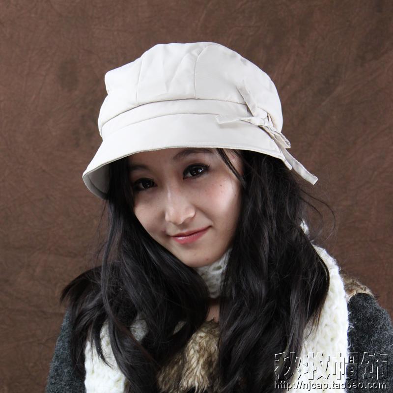 Autumn and winter windproof warm hat small face-lift warm hat fedoras painter cap cotton-padded quick-drying fabric