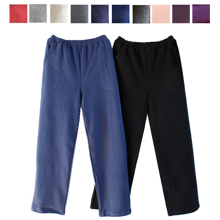 Autumn and winter within the 100% brushed cotton lounge pants casual trousers thickening plus size pajama pants lovers pants