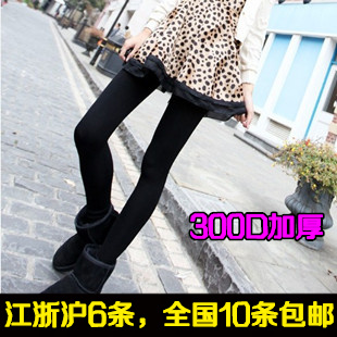 Autumn and winter women's legging thickening step on the foot trousers pencil pants stockings pantyhose warm pants boot cut