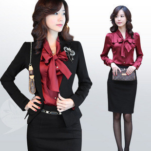 Autumn and winter work wear women's set fashion ol women's formal suit skirt work wear