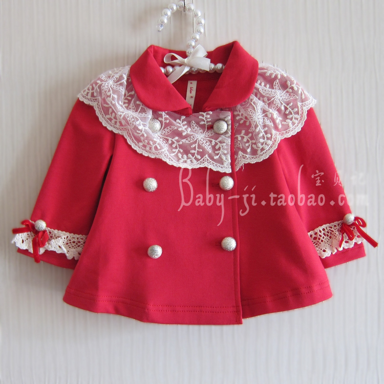Autumn children trench double breasted outerwear baby top outerwear hot-selling baby clothes