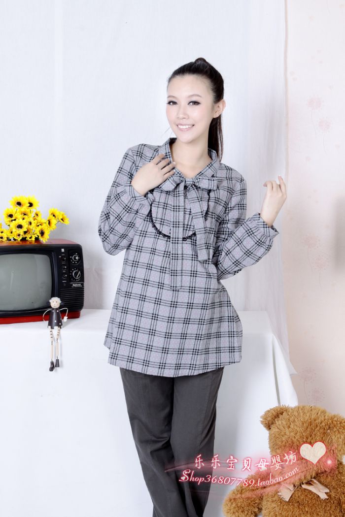 Autumn fashion maternity clothing long-sleeve 100% cotton top ys16625 199