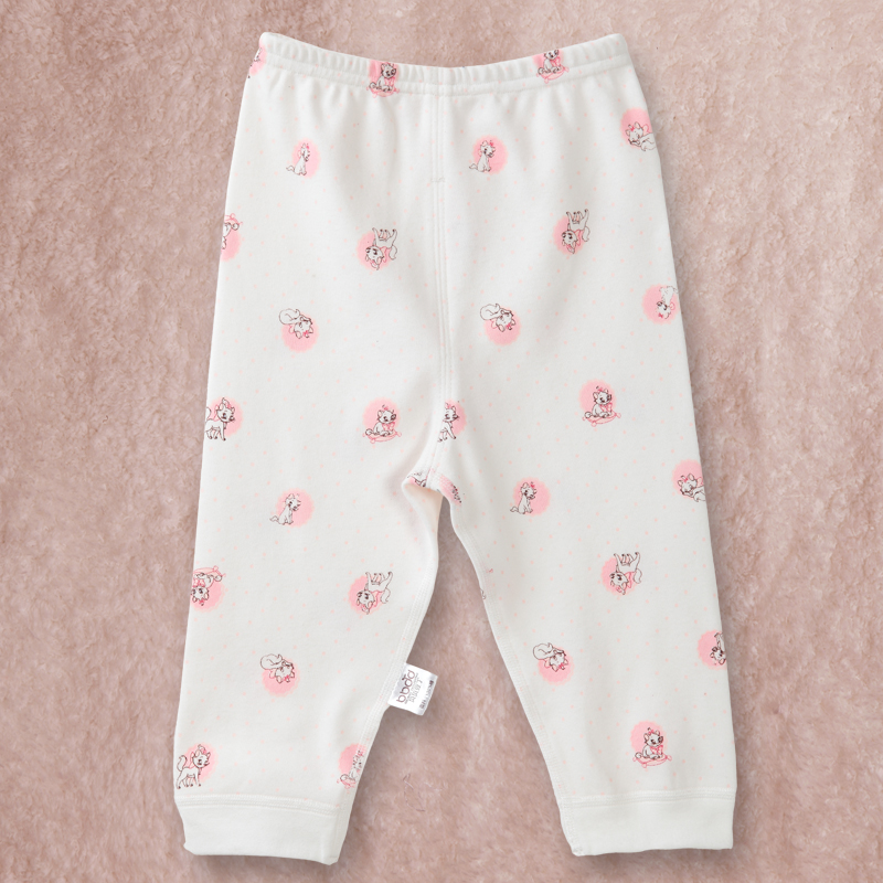 Autumn infant children pajama pants female child 100% cotton legging elastic trousers