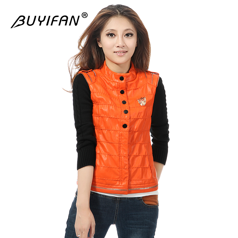Autumn knitted patchwork color block fashion all-match short jacket 123090801 Free Shipping