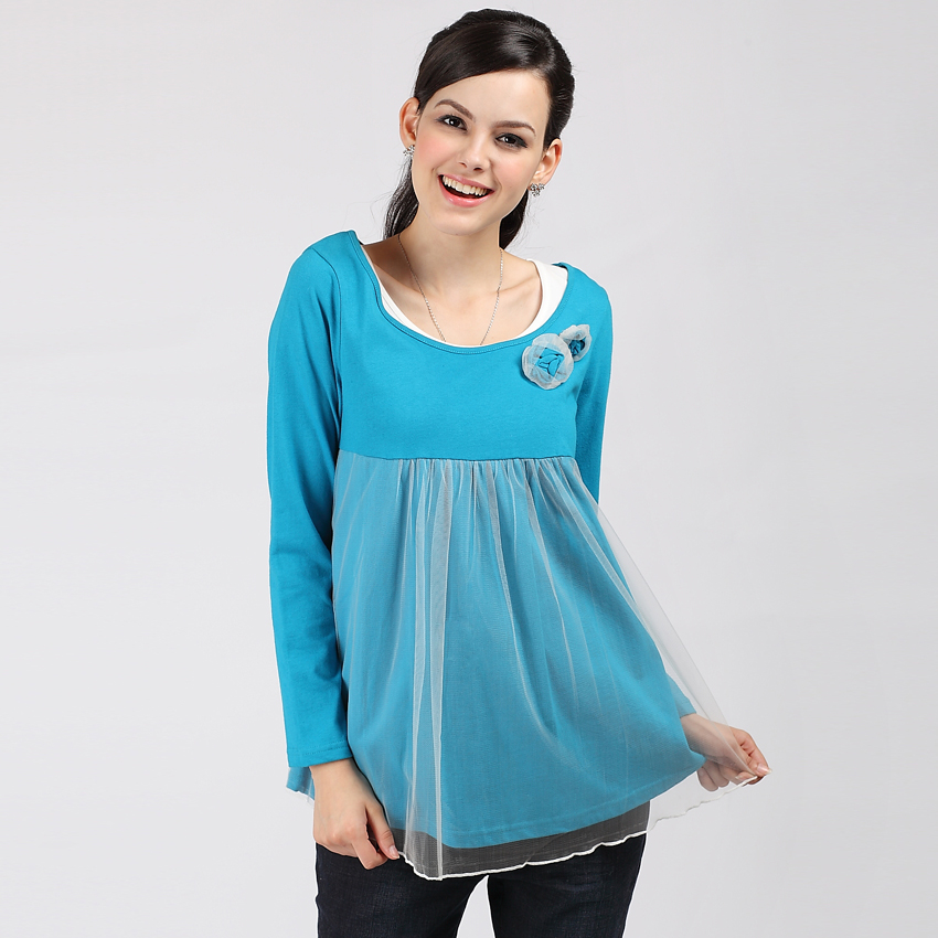 Autumn maternity clothing maternity top maternity basic shirt ys191700