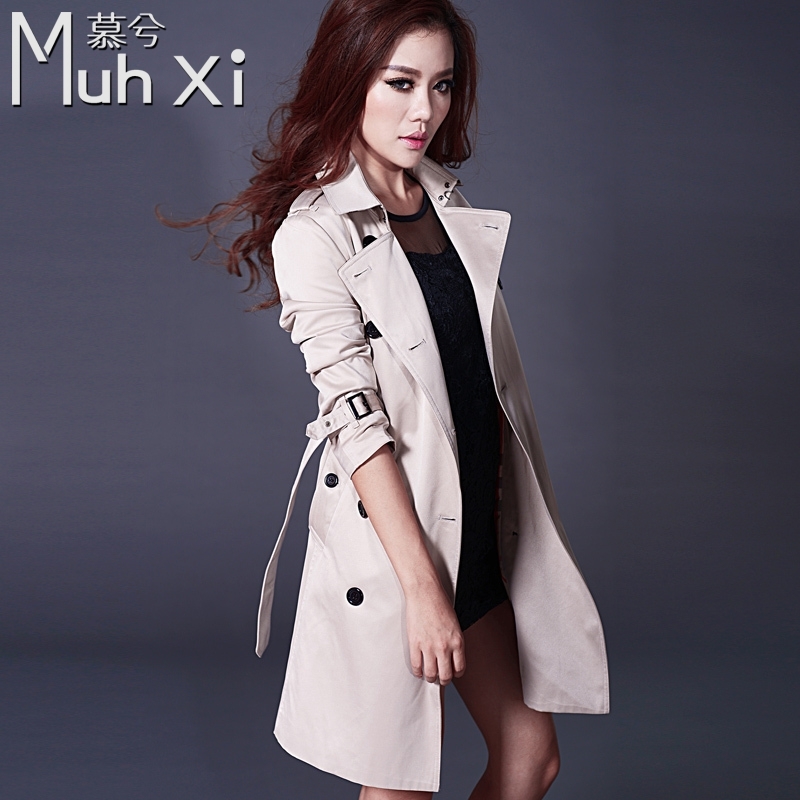 Autumn new arrival 2012 fashion trench slim plus size clothing spring and autumn outerwear female