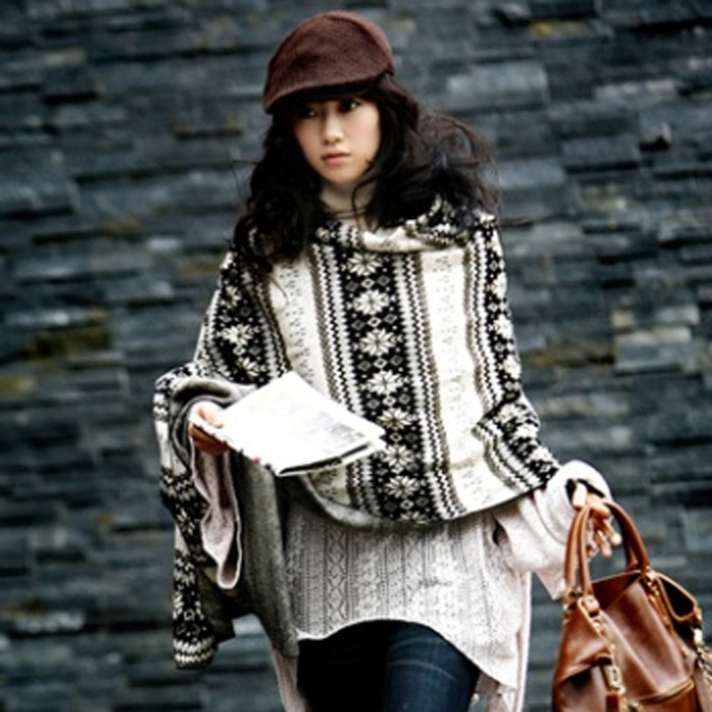 Autumn new arrival 2012 sz fashion sheep fur shawl cardigan sweater