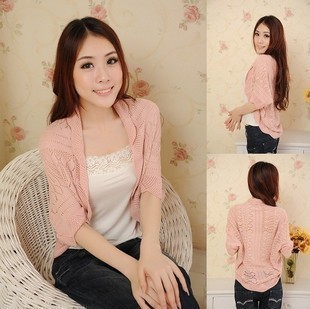 Autumn new arrival cardigan plus size sweater women's cape batwing shirt loose sweater outerwear