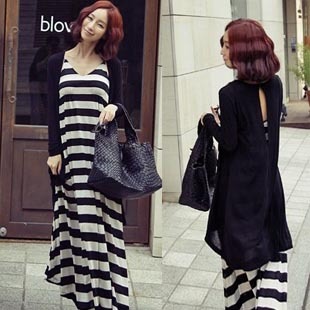 Autumn New arrival Cutout Thin Long sleeve Women's cardigan Trench Free shipping