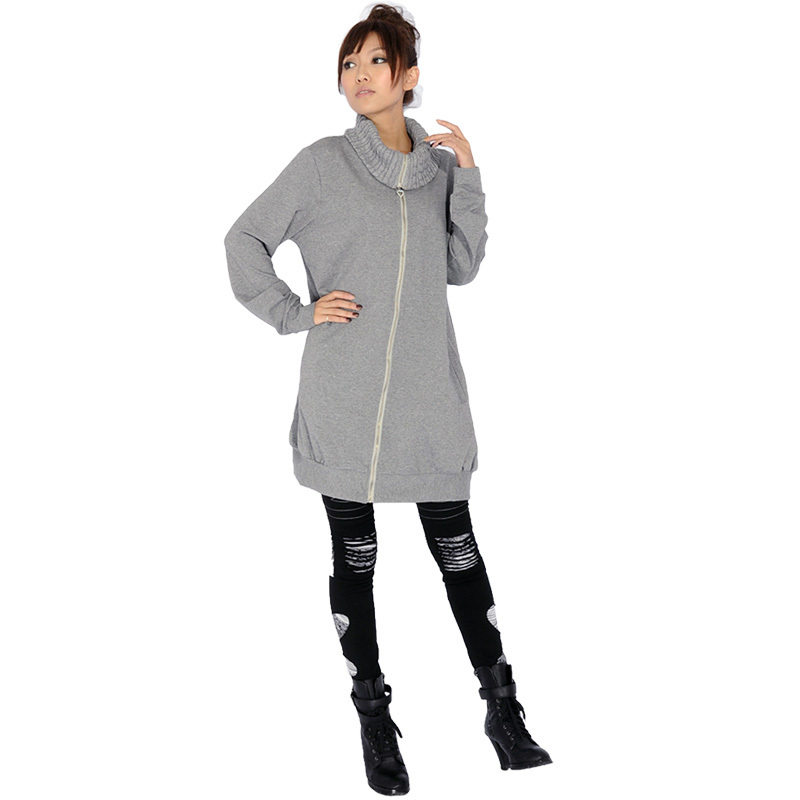 Autumn new arrival fashion women long design trench slim hip casual cardigan sa911