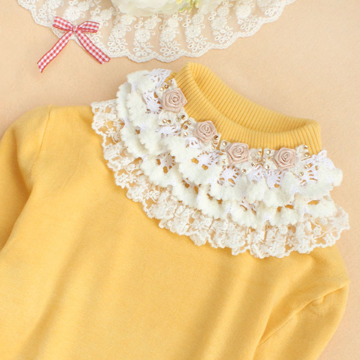 Autumn new arrival female velvet lace turtleneck long-sleeve slim pullover sweater basic shirt sweater
