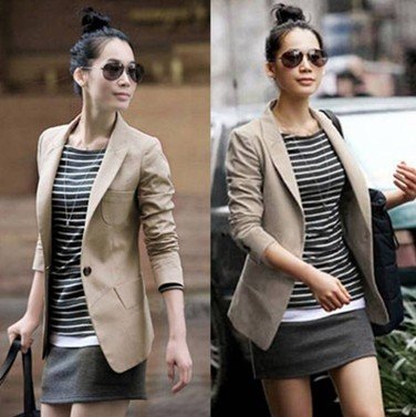 Autumn New Arrival OL Style Classical Plus Size Long Sleeve Collect Waist Coat Free Shipping