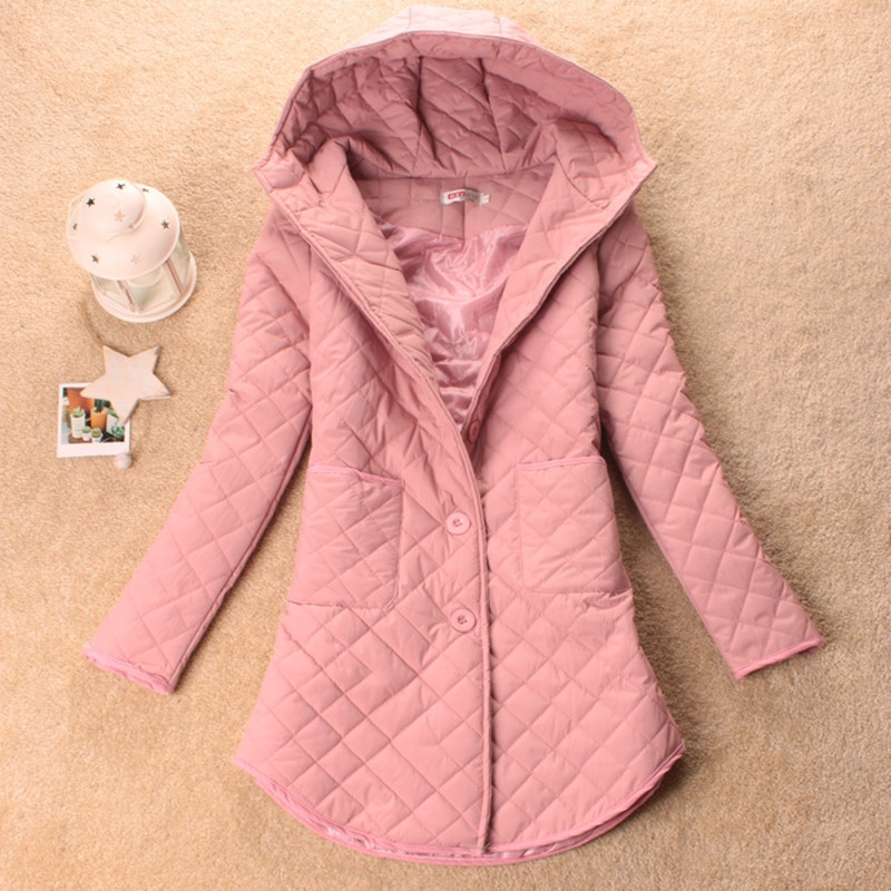 Autumn new arrival  women's   medium-long wadded jacket cotton-padded jacket outerwear#9078