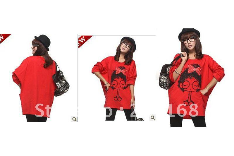 autumn outfit new pregnant women T-shirt fashion large size comfortable leisure T-shirt batwing coat pregnant woman coat