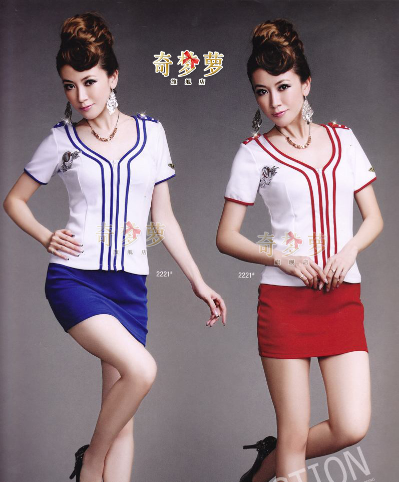 Autumn sauna, technicalness service work uniforms ktv waiter clothes