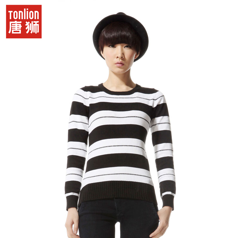 Autumn TONLION women's o-neck stripe sweater d540 99