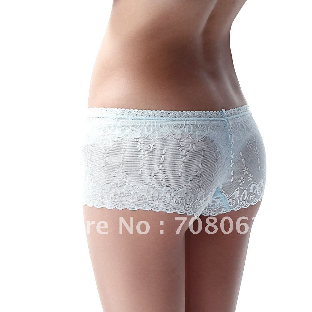 Autumn Transparent ultra-thin breathable sexy lace panties seamless female trunk k828