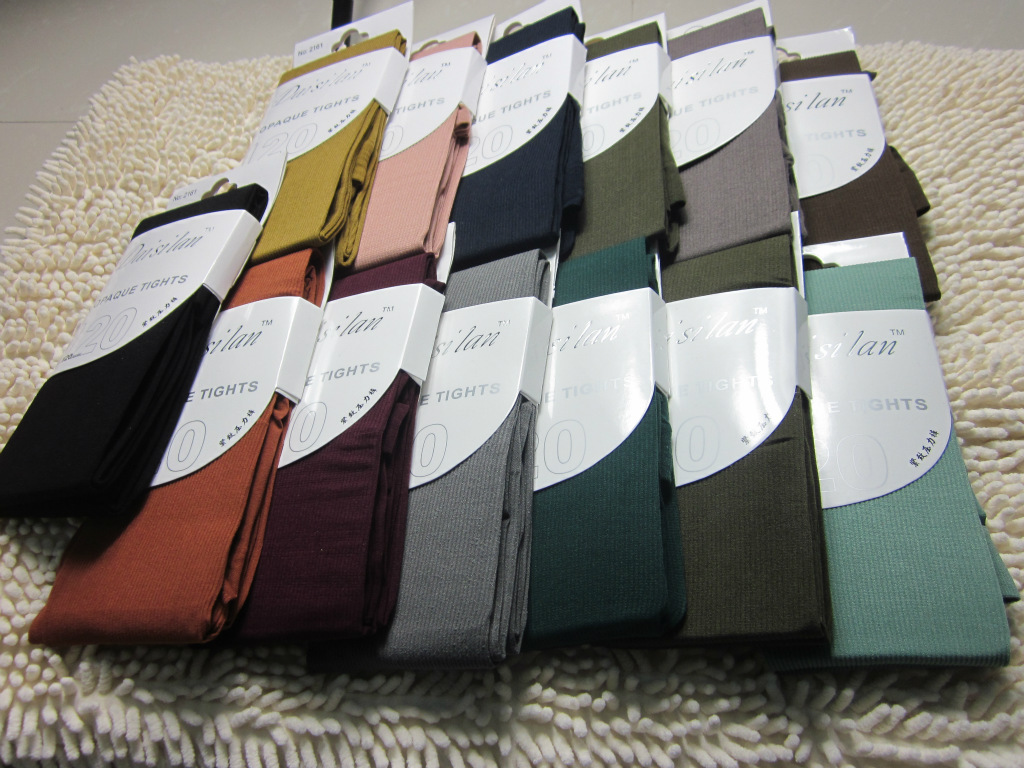 Autumn velvet pantyhose vertical stripe twist wheat meat socks stockings