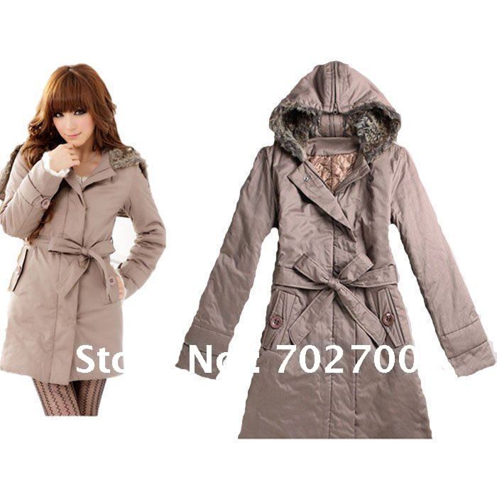 Autumn & Winter Korean Fashion Open Chain Wool Cap Cotton Coats  Free Shipping