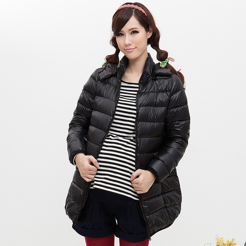 Autumn winter maternity clothing maternity wadded jacket outerwear thin down coat down coat