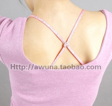 Awuna heart cross bra shoulder strap underwear shoulder strap bra belt pectoral girdle