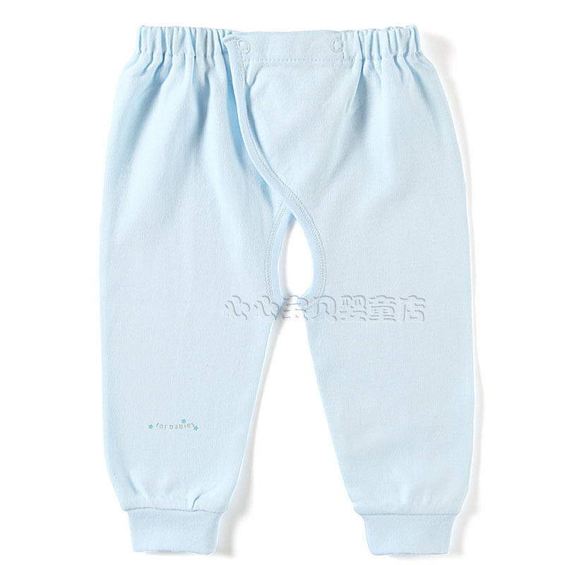 AY 2012 leather autumn and winter 100% cotton baby underwear panties ba990-95b baby open-crotch pants
