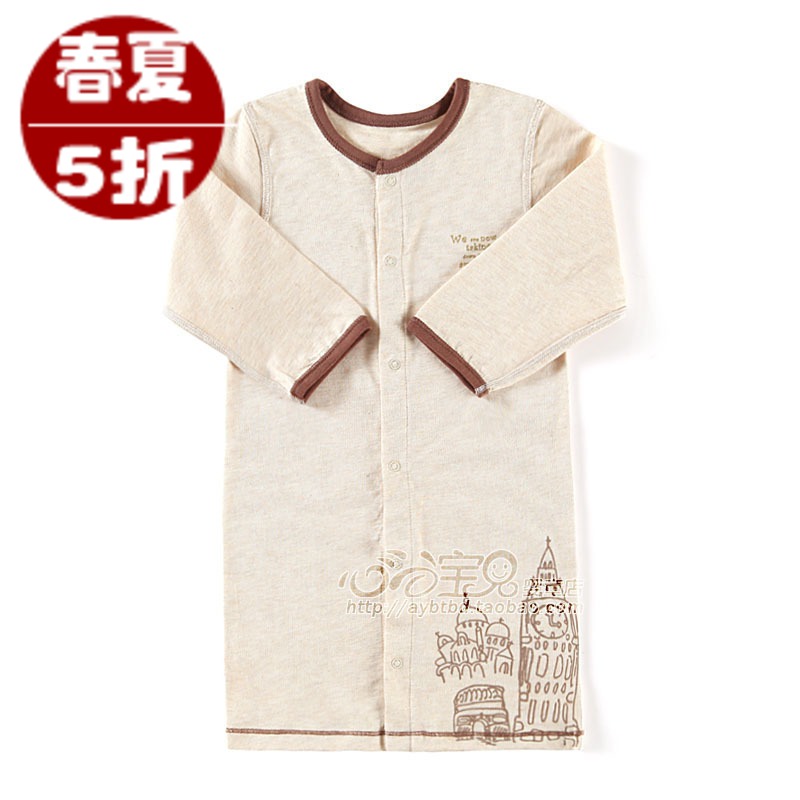 AY 2013 leather summer 100% cotton baby underwear sleepwear ba880-109c baby robe lounge