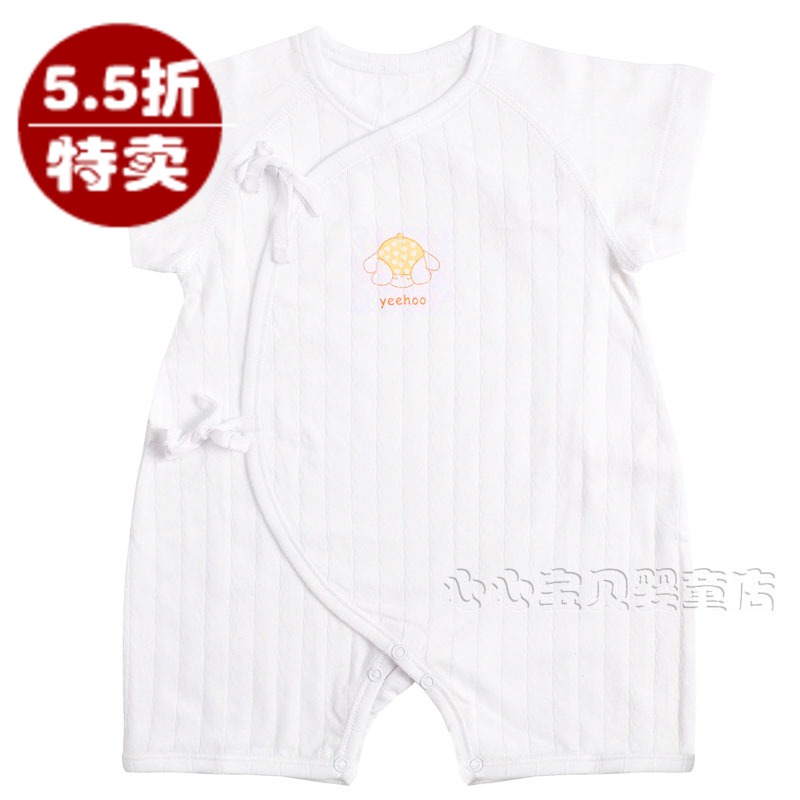AY 2013 summer 100% cotton baby underwear ny606-237-1 baby short-sleeve romper bodysuit
