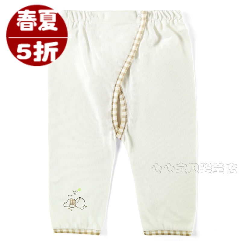 AY Rattan carpenter's 2013 summer baby bamboo fibre underwear pa990-138m baby open-crotch pants
