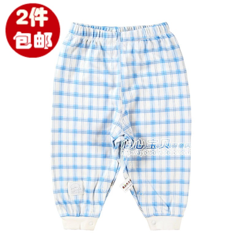 AY Rattan carpenter's autumn and winter 100% cotton baby underwear pa992-145b baby button pants lounge pants