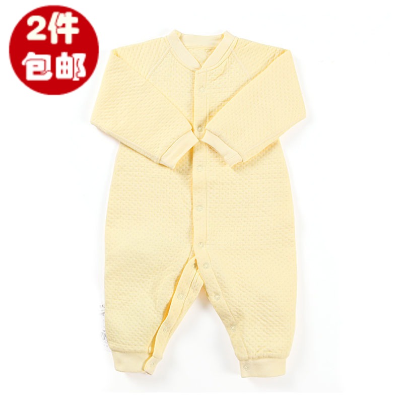 AY Rattan carpenter's autumn and winter thermal baby underwear pa661-86y cotton-padded baby romper bodysuit
