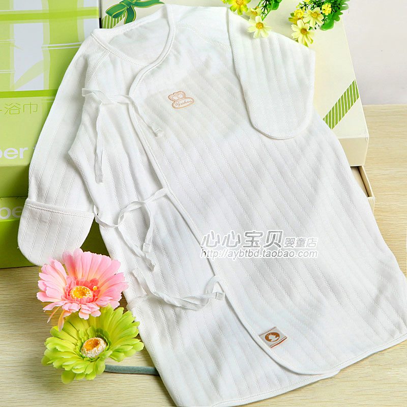 AY Spring and autumn baby 100% cotton antibacterial underwear ny552-314-1 baby monk clothes robe