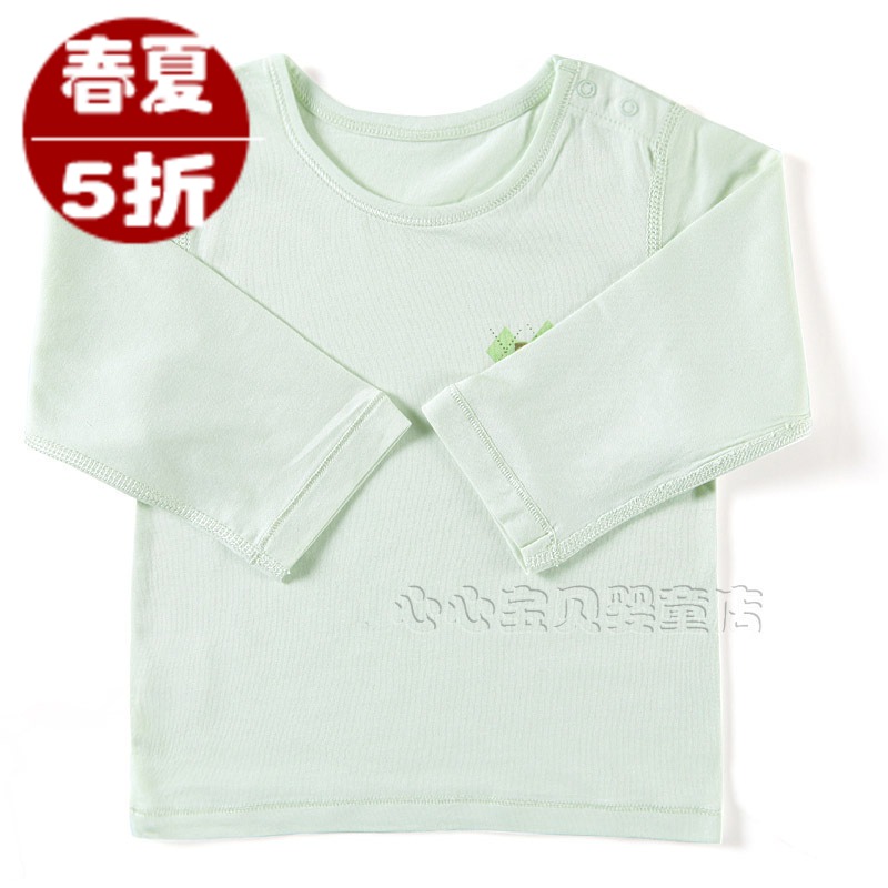 AY Spring and summer baby modal cotton underwear ba884-120f baby pullover open shoulder top