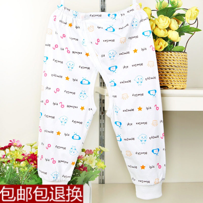 AY Tian tian blue 2013 spring 100% cotton baby underwear k502-28 baby cartoon open-crotch pants trousers lounge