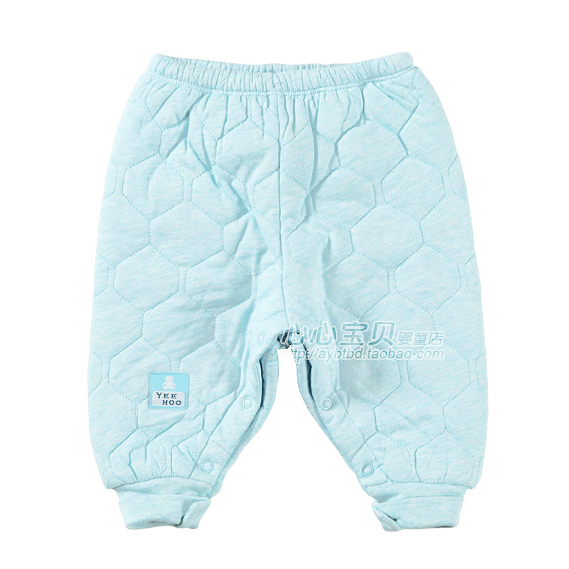 AY Winter 100% cotton baby underwear ny600-293-3 thermal cotton-padded buckle pants newborn lounge pants