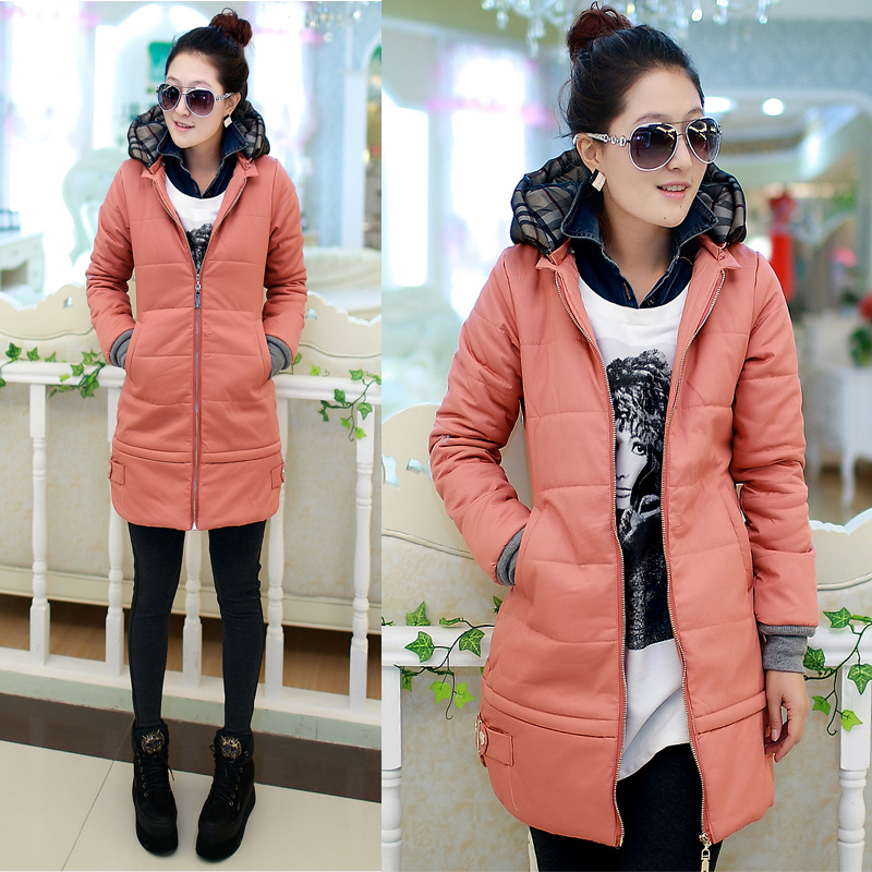 AYILIAN 2012 winter outerwear wadded jacket women's cotton-padded jacket slim cotton-padded jacket female medium-long