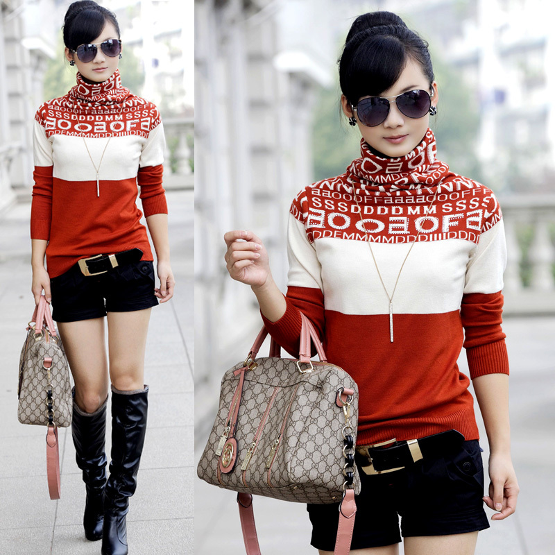 AYILIAN 2013 vintage sweater pullover basic knitted sweater outerwear female loose