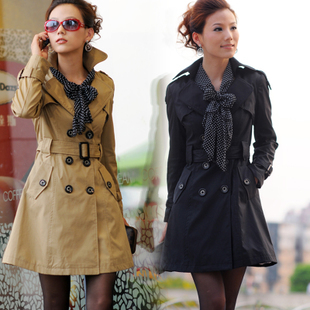 AYILIAN autumn 2012 ol slim double breasted casual suit outerwear gift with scarf