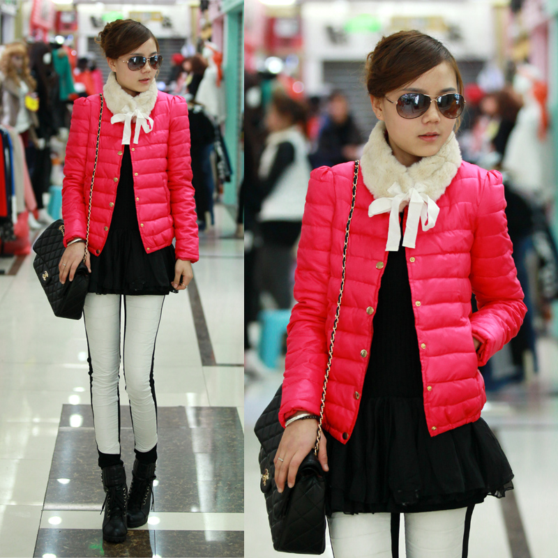 AYILIAN cotton-padded jacket female winter 2012 design short outerwear wadded jacket women's slim cotton-padded jacket