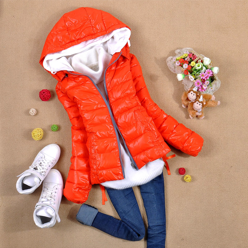 AYILIAN down coat female down coat female short design thickening thermal candy color