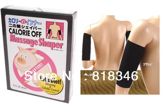 B&H 3891 free shipping 40pcs arm sleeve Body Beauty Fat Buster Slimming Diet Spiral  Arms Shaper Lady's Body Arm Slimming Band